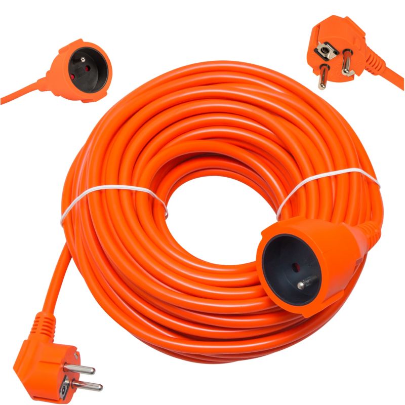 Przedłużacz ogrodowy BLOW budowlany do kosiarki ogrodu gruby sznur 3x1,5mm 50m 1 szt.