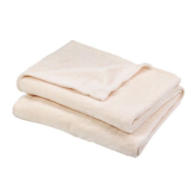 Koc GoodHome Lulu 150 x 180 cm kremowy