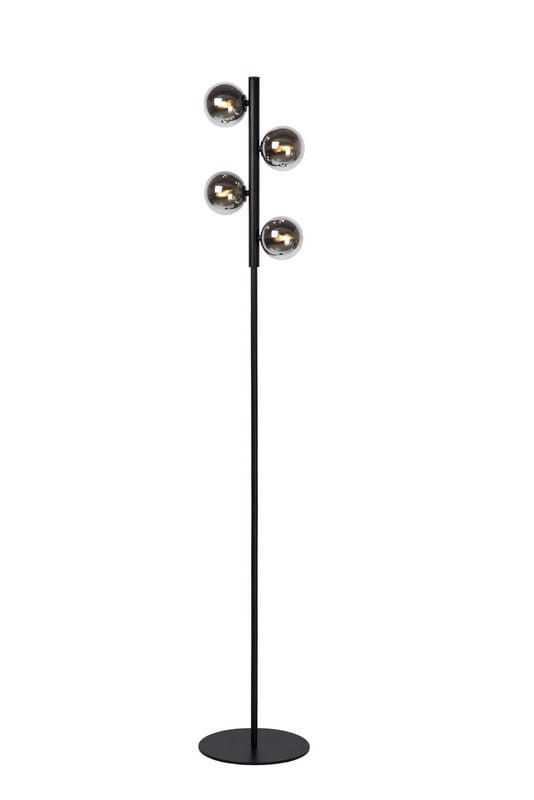 Lampa podłogowa stojąca Lucide Tycho czarna 4 x G9 x 28W wym: 154 x 25 x 22,5 cm - 1 szt.