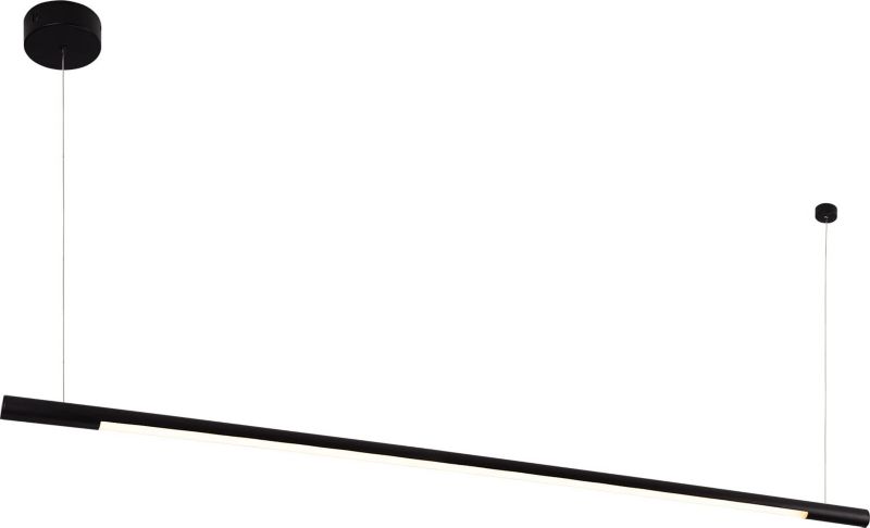 Lampa wisząca Maxlight Organic 0276 czarna nowoczesna wbudowany LED 26W 1 szt.