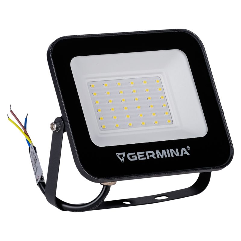 Naświetlacz LED Germina 30W slim 6400k zewnętrzna IP65 1szt.