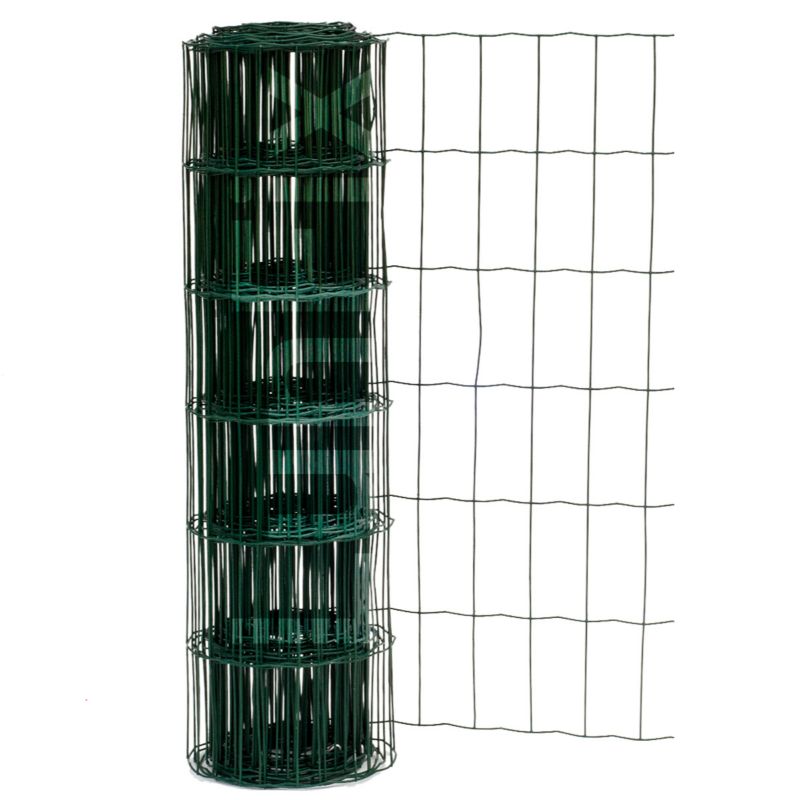 Siatka ogrodzeniowa Lun Fix 80cm zielona zgrzewana 10mb 1szt.