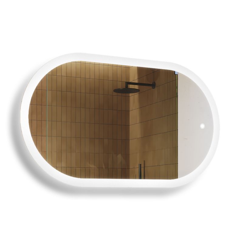 Lustro łazienkowe Artforma LED 120x70cm owalne LED Dual włącznik POK230 1szt.