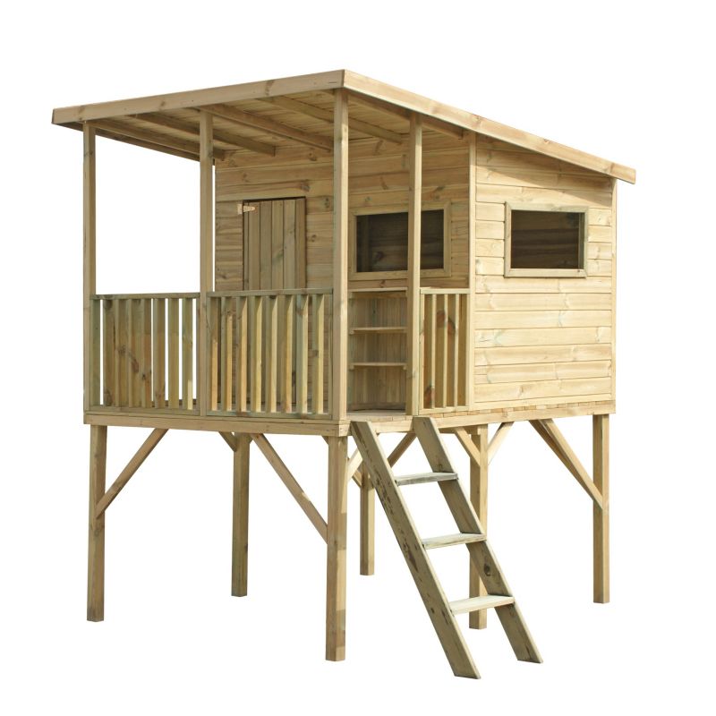 Drewniany domek ogrodowy 4iQ Group Robinson 1 szt.