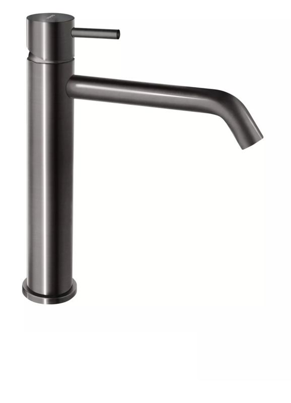 Bateria umywalkowa Ferro Ciriculus wysoka grafit 231 mm aerator mosiądz click-clack 1 szt.