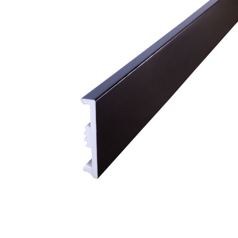 Listwa przypodłogowa PCV GoodHome Avilia 80 mm czarna