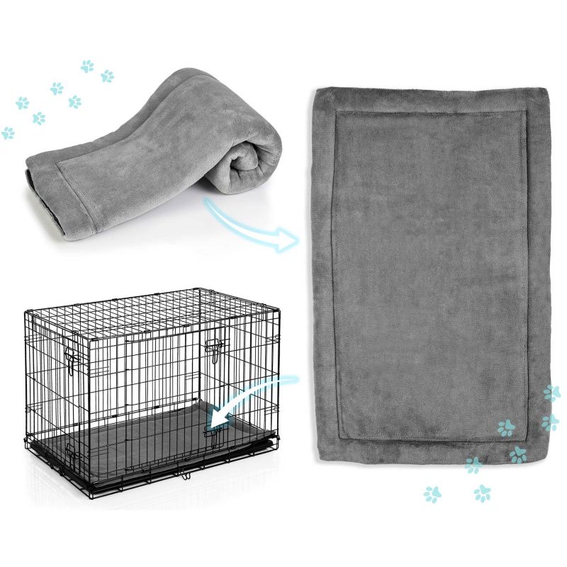 Metalowa klatka kennelowa Pethaus transporter dla psa 91x62x57cm + legowisko 1szt.