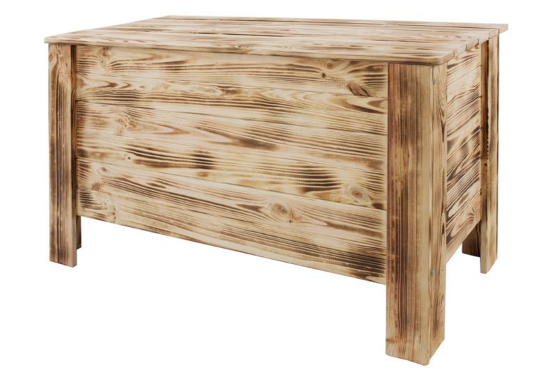 Skrzynia ogrodowa sosnowa MODO24 opalana z pojemnikiem 1 szt.