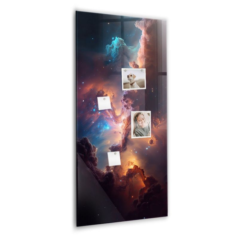 Tablica magnetyczna z nadrukiem Wallfluent 60x120 cm Galaktyka kosmos 1 szt.