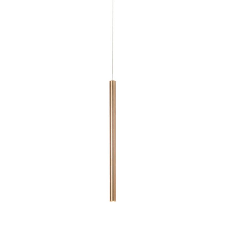Lampa wisząca Maxlight Organic miedzianaszczotkowana wym: 190 x 2,5 x 2,5 cm wbudowany LED 1W 1 szt.