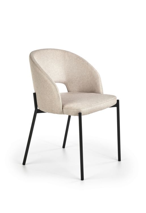 Krzesło Halmar tapicerowane K373 beżowe 1 szt