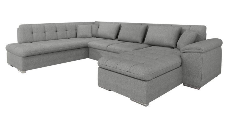 Narożnik z funkcją spania MIRJAN 24 Niko Bis prawy szary 1 szt.