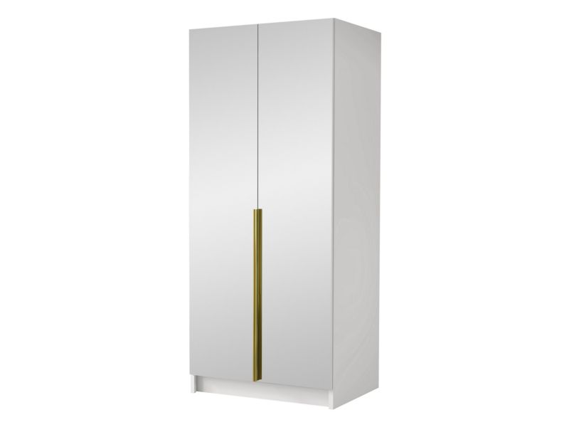 Szafa MIRJAN 24 z lustrem Bono III biały/złoty 1 szt.