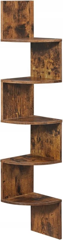 Półka wisząca Matkam narożna zygzak VAS dąb rustykalny 1 szt.