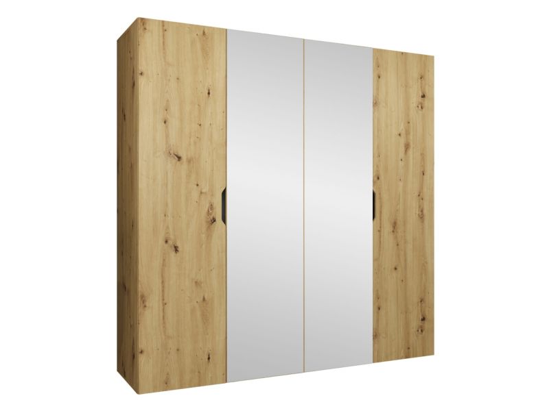 Szafa MIRJAN 24 Malaga 200 z lustrem dąb artisan 1 szt.