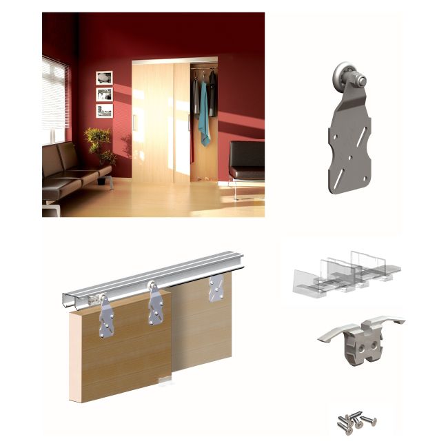 Złączki do drzwi przesuwnych Valcomp Horus WO1 komplet