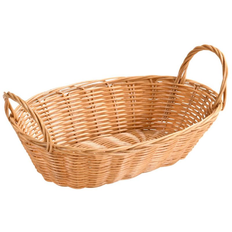 Koszyk na chleb KESPER owalny jasnobrązowy 28x21 cm 1 szt.