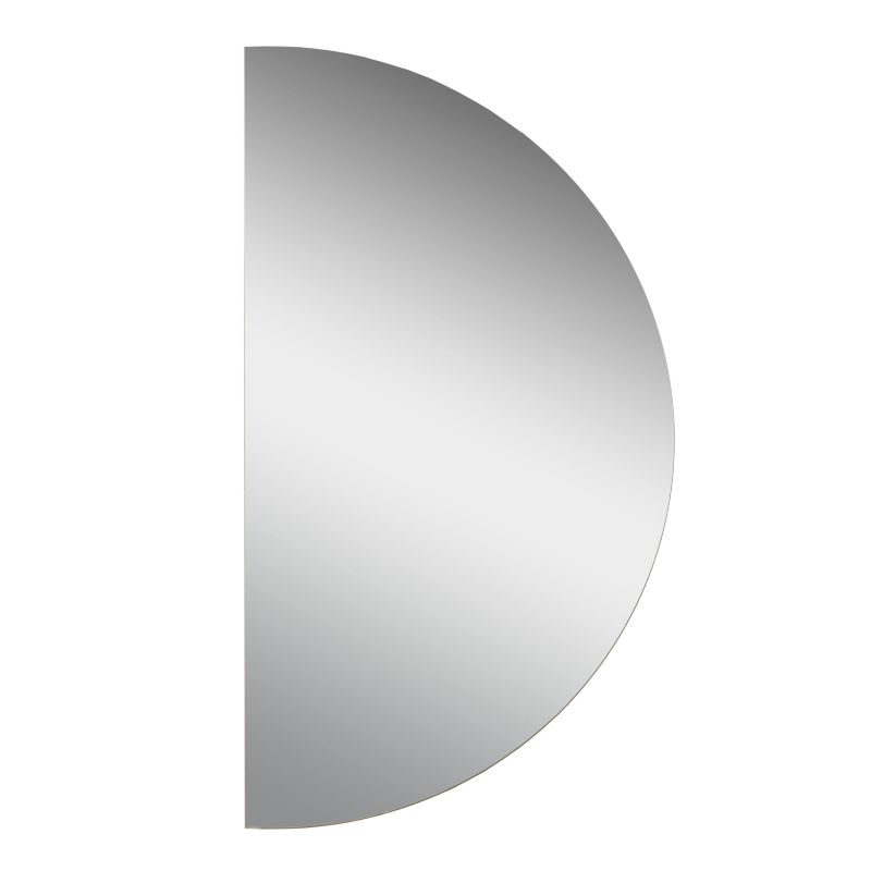 Lustro łazienkowe LED półokrągłe BD art. z oświetleniem ścięte koło 120x65 cm IP 44 . 1 szt