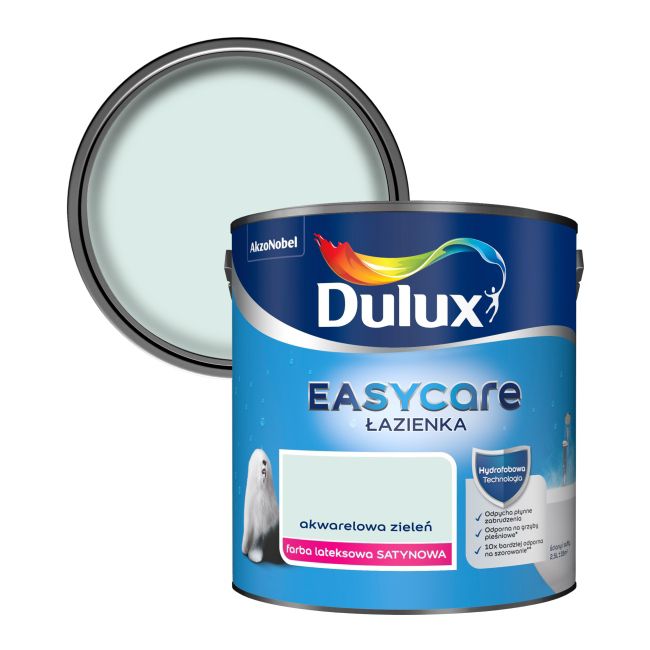 Farba Dulux EasyCare Łazienka akwarelowa zieleń 2,5 l