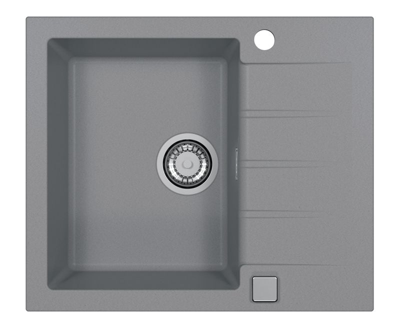 Zlewozmywak granitowy Alveus Cadit 10 kol. 81 beton (59x50) 1-komorowy 1szt.