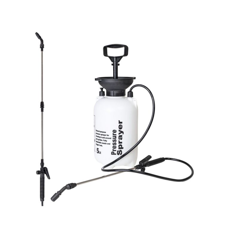 Opryskiwacz ręczny Be-active.pl ciśnieniowy ogrodowy z lancą 5L 1szt