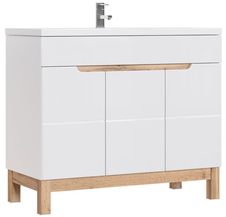Szafka Comad pod umywalkę BALI 825 100 cm biała 1 szt