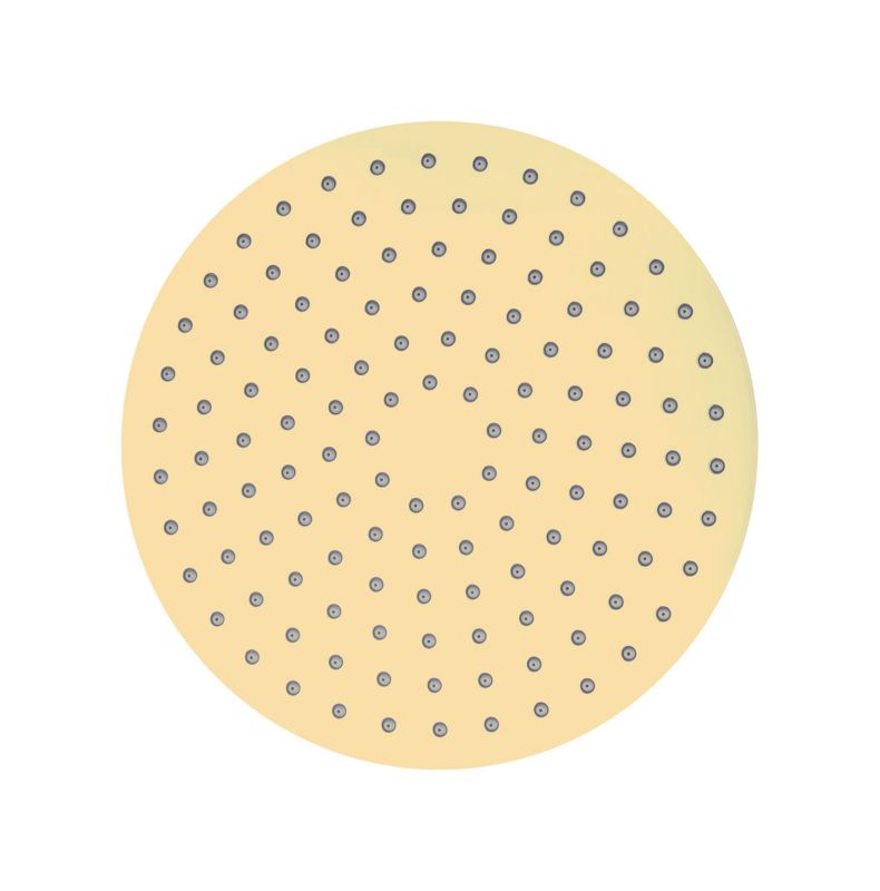 Deszczownica Oltens Atran złota 22 cm stal nierdzewna system antykamień regulacja kąta 1 szt.