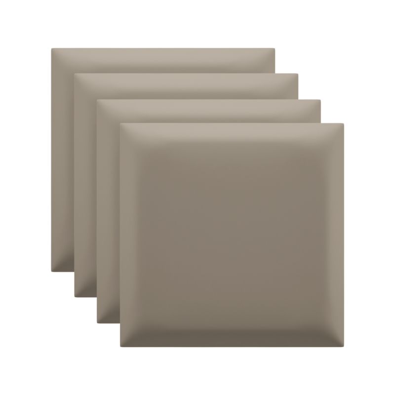 Panel ścienny tapicerowany Marbet Design SOFTLINE 30x30 cm RIVIERA16 beżowy 4 szt.