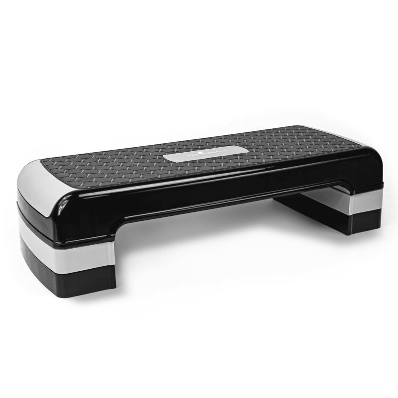 Step do aerobiku Pretorians 3-stopniowy regulowany do ćwiczeń szary 1 szt.