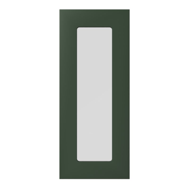 Front kuchenny szklany do szafki wysokiej GoodHome Artemisia 30 cm zielony mat