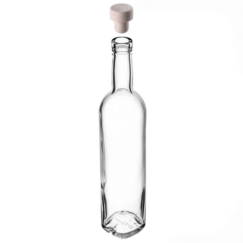 Butelka KADAX 0,5L Na Nalewki Z Korkiem Fi19 6 szt.