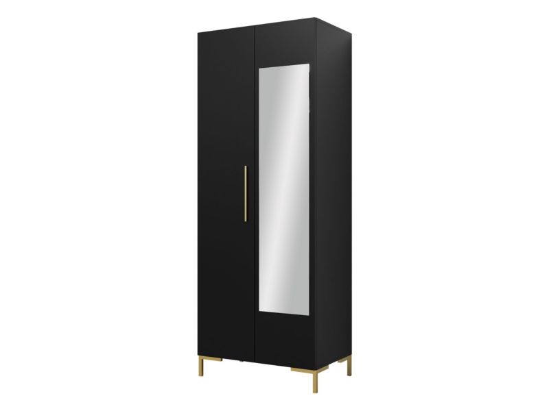 Szafa z lustrem MIRJAN 24 Zilion czarny 1 szt.