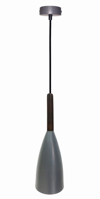 Lampa sufitowa wisząca Candellux Flen 2556 szara szerokość 33 cm 1xE27 x 40W 1 szt.
