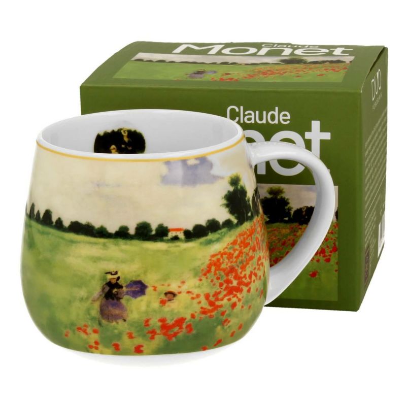 Kubek Baryłka Monet Poppy DUO porcelanowy z obrazem 430 ml 1 szt.