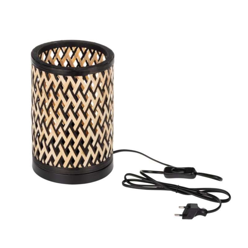 Lampa stołowa LightLogic LL TERYS TL 66432 lampka nocna E27 do LED bambus lampka 1 szt.