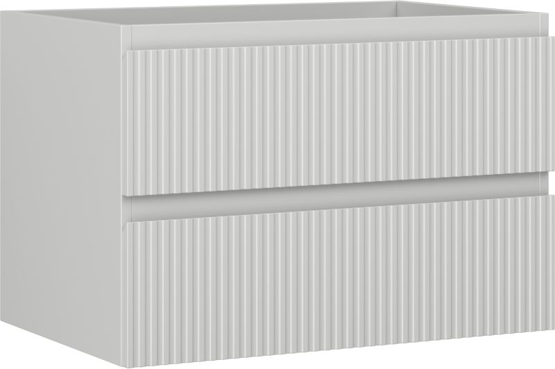 Szafka podumywalkowa Mexen Rivel szara mat 70x47 cm 2 szuflady 1 szt.