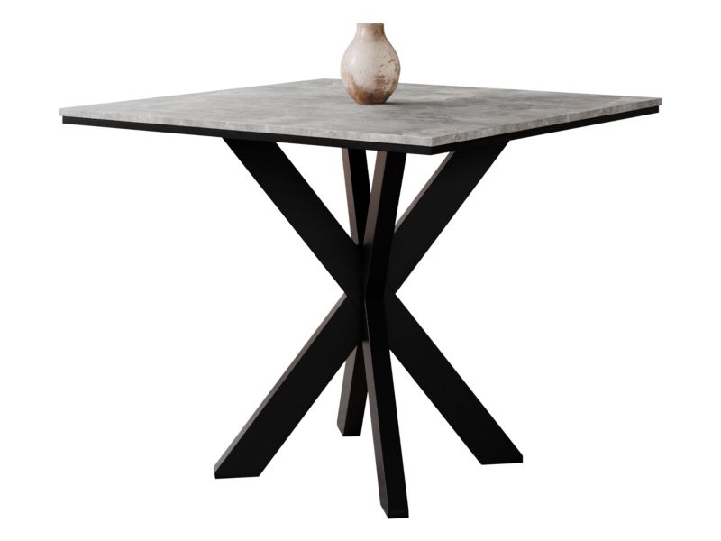 Stół MIRJAN 24 Paro beton / czarny 1 szt.