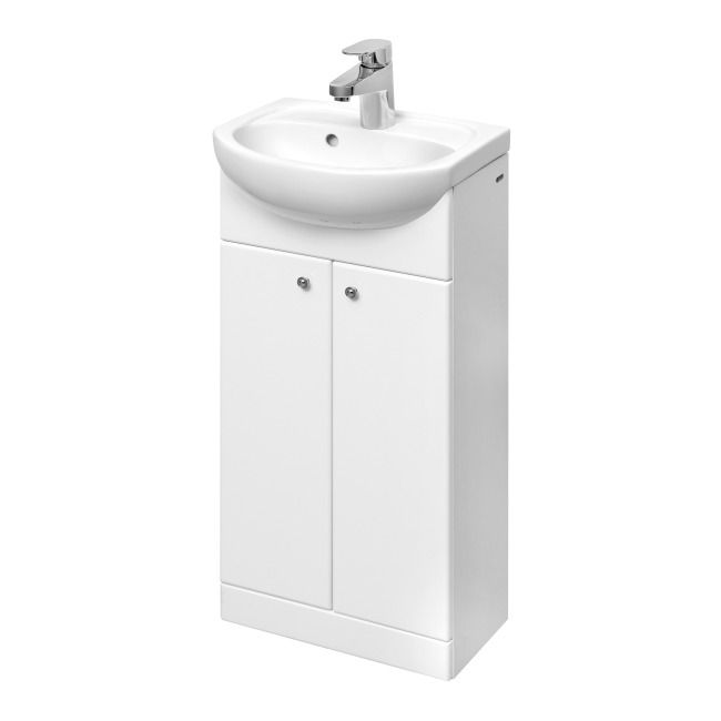 Szafka z umywalką Koło Solo 40 cm biała