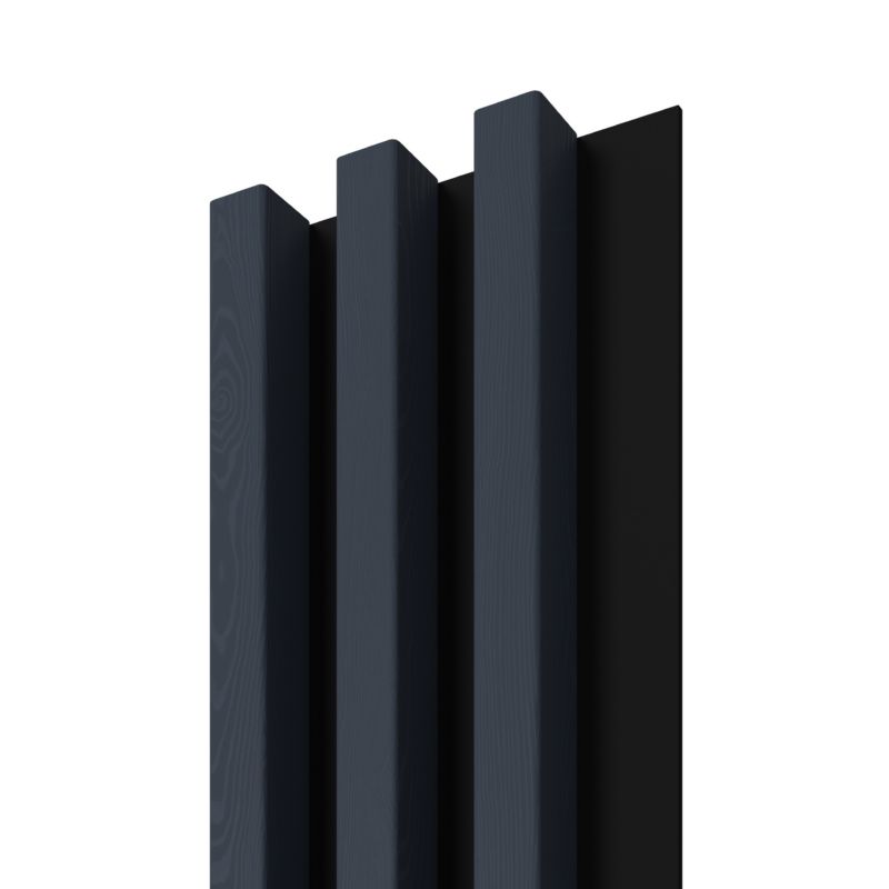 Lamel ścienny Stegu Linea Slim 265 x 15 cm Panel niebieski / czarny 3 elementy- 1szt