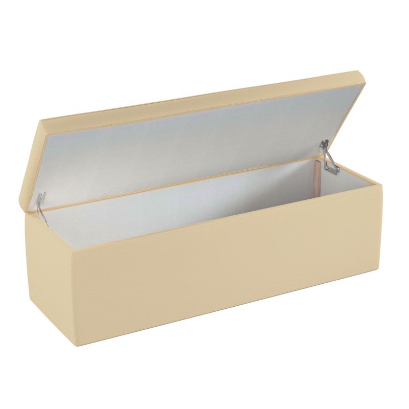 Skrzynia tapicerowana Dekoria 120 x 40 x 40 cm waniliowy 1 szt.