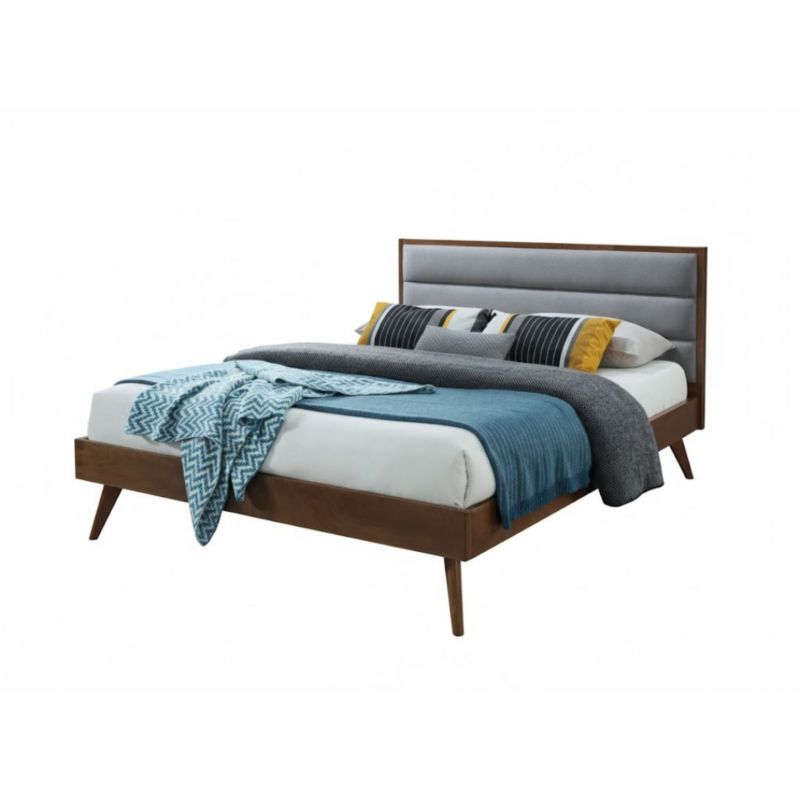 Łóżko Halmar ORLANDO 160x200 orzech/szare 1 szt