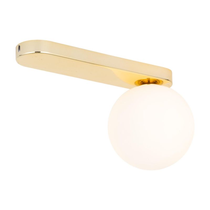Lampa sufitowa wisząca TK-Lighting Bianca złoto-biała wym: 15 x 12 x 27 cm 1xG9 x 1 szt.