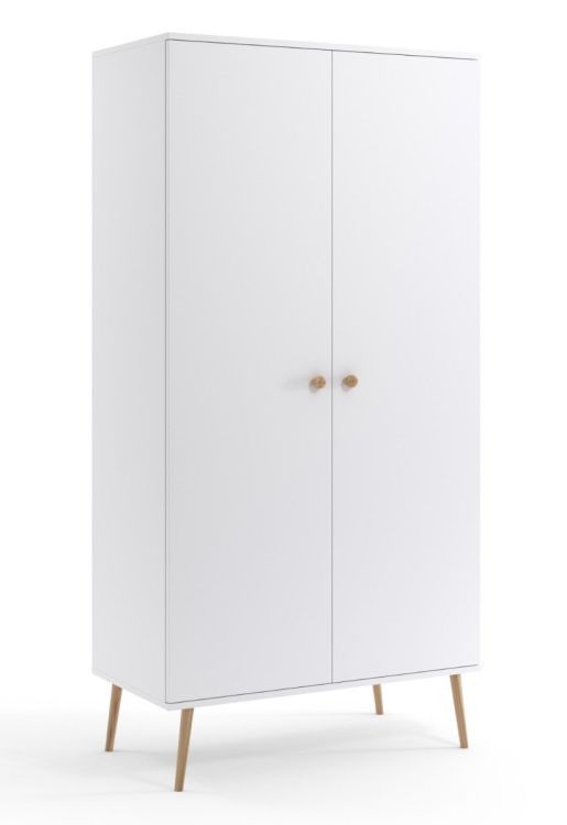 Szafa Melimeble LEBEL z Półka Melimeblemi 87cm biała mat 1 szt.