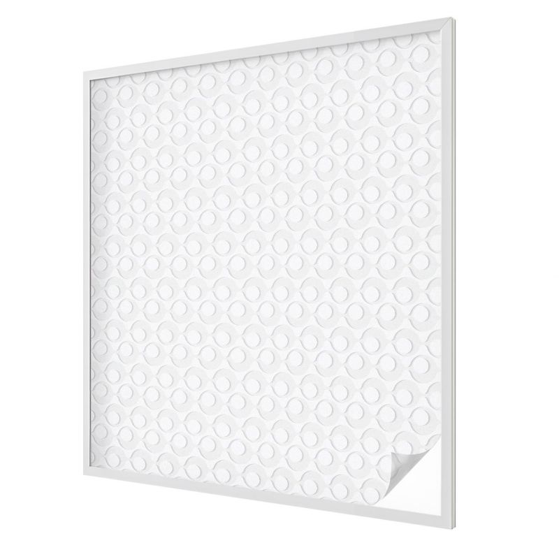 Folia Mleczna na Okno Wallfluent 100x116 cm Skutecznie Chroni Prywatność Abstrakcyjny geometryczny wzór z kółkami 1 rol.