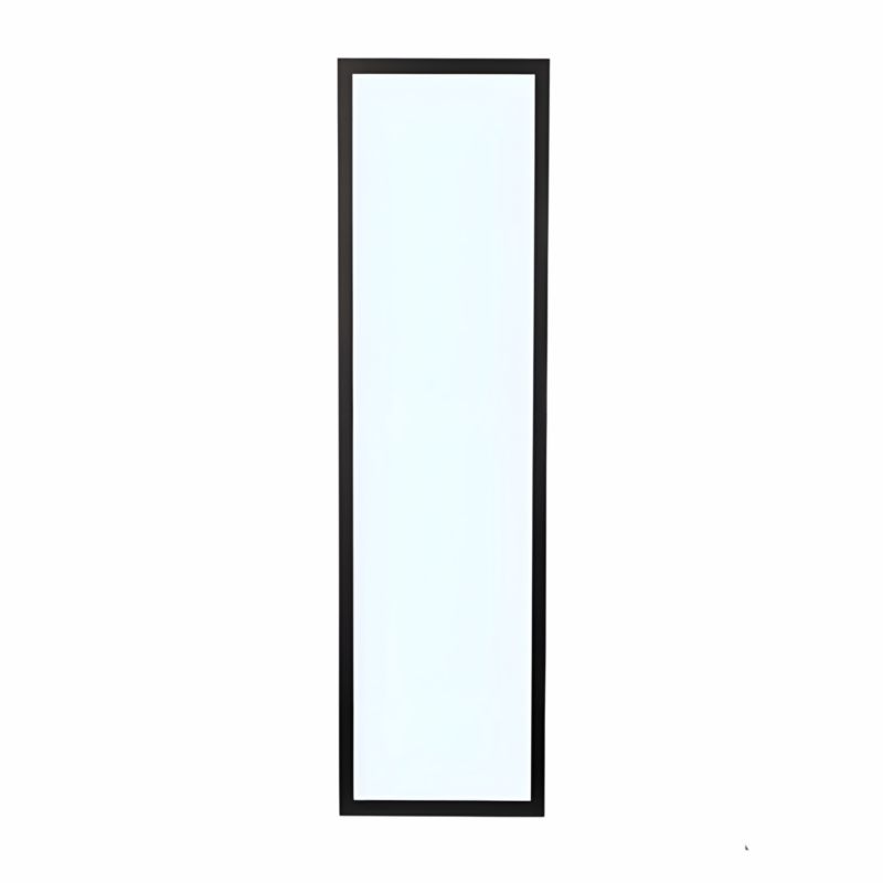 Lustro Wiszące Giftdecor Czarne Drewniane 120X30 Cm 1 Szt.