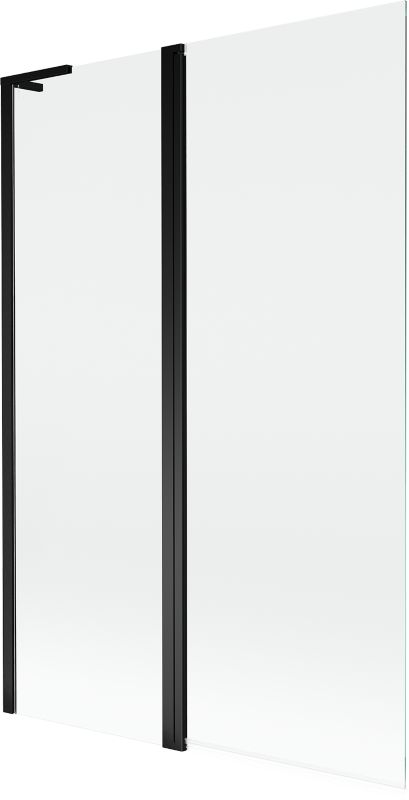 Parawan nawannowy dwuskrzydłowy Mexen Mist L czarny 110 x 150 cm 1 szt