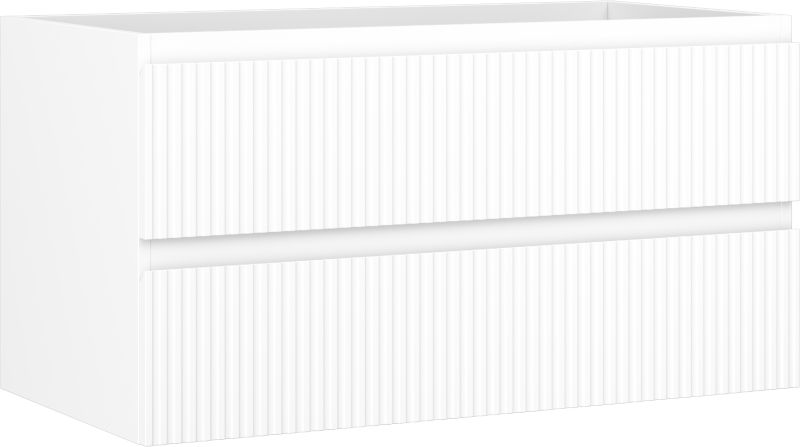 Szafka podumywalkowa Mexen Rivel biała mat 90cm 2 szuflady 1 szt.