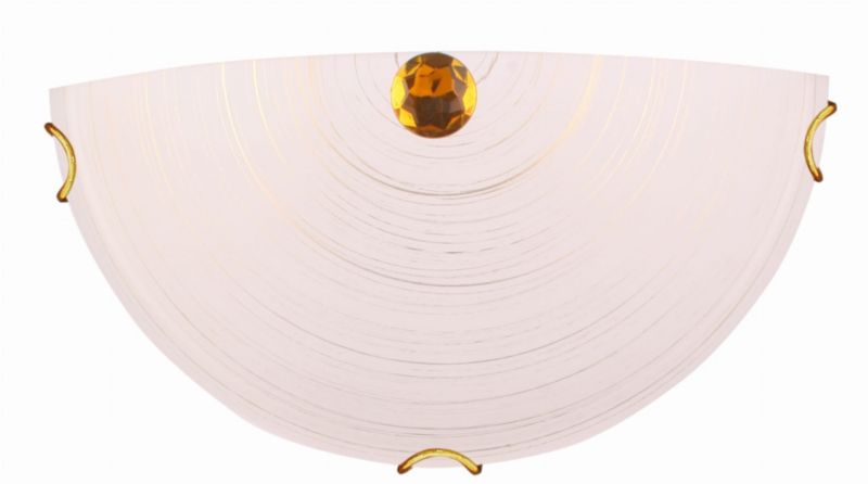 Plafon sufitowy Candellux Mila złoto-biały 1 x E27 x IP20 wym: 15 x 30 x 9 cm - 1 szt.