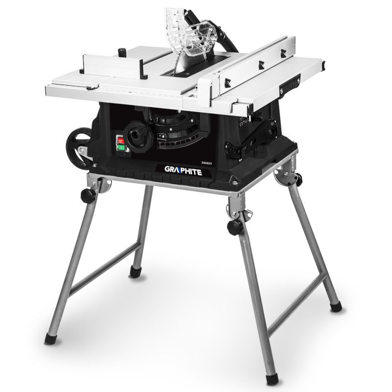 Pilarka stołowa GRAPHITE 1600W, 254/30 mm, składany stół 1 szt