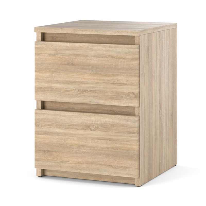 Szafka Nocna Hurtownia-Mebli Szuflady 2 Hugo 30cm Dąb Sonoma Dąb Sonoma 30x30x40 cm 1szt.